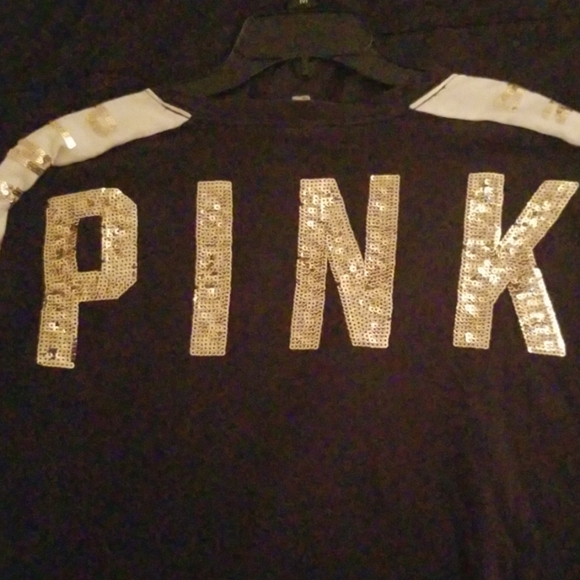 💥PINK VS Gold Sequin Long Sleeve - Picture 4 of 7